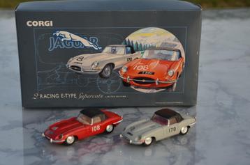 Corgi 97701 voiture 1/43 Jaguar 2 Racing E-Type Supercats, Envoi, Comme neuf, Voiture, Corgi