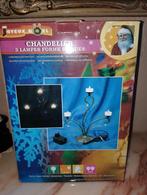 Kandelaar, kerst, modern met adapter, 25 tot 50 cm, Zwart, Ophalen of Verzenden, Zo goed als nieuw