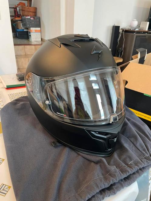 Casque Scorpion Exo-520 3XL + Intercom, Motoren, Kleding | Motorhelmen, Heren, Integraalhelm, 3XL of groter, Overige merken, Tweedehands