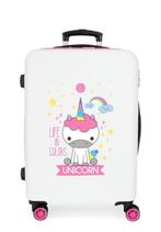 Grande Valise licorne 65cm, Enlèvement, Neuf, Roulettes