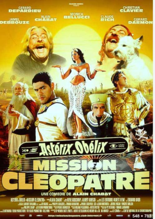 Affichette ciné " ASTERIX & OBELIX, Mission Cléopâtre ", Verzamelen, Posters, Zo goed als nieuw, Ophalen of Verzenden