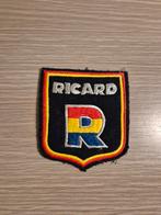 Écusson patch oude badge pastis Ricard 8x8 cm zeldzaam, Verzamelen, Ophalen of Verzenden, Overige soorten