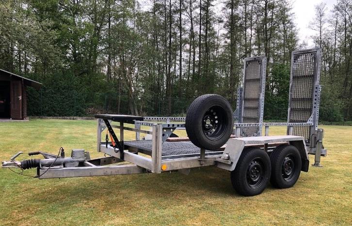 Machine transporter - Machinetransporter, Auto diversen, Aanhangers en Bagagewagens, Zo goed als nieuw, Ophalen