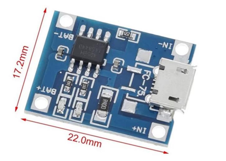 TP4056 module om batterijen type 18650 en 16340 op te laden, Auto-onderdelen, Elektronica en Kabels, Nieuw, Ophalen of Verzenden