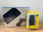 zeldzaam: verzegeld PlayStation 2 slim + afstandsbediening, Ophalen, Zwart, Nieuw, Met 1 controller