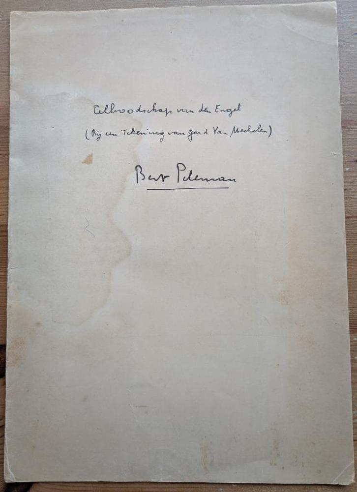 Bert Peleman en Gard Van Mechelen, Boeken, Gedichten en Poëzie, Gelezen, Eén auteur, Ophalen of Verzenden