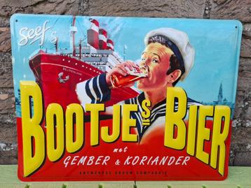 Reclamebord Seef Bootje's Bier beschikbaar voor biedingen