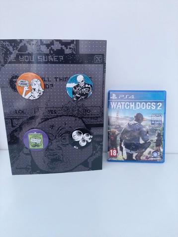 Watch Dogs 2 (met 4 badges) - PS4 disponible aux enchères