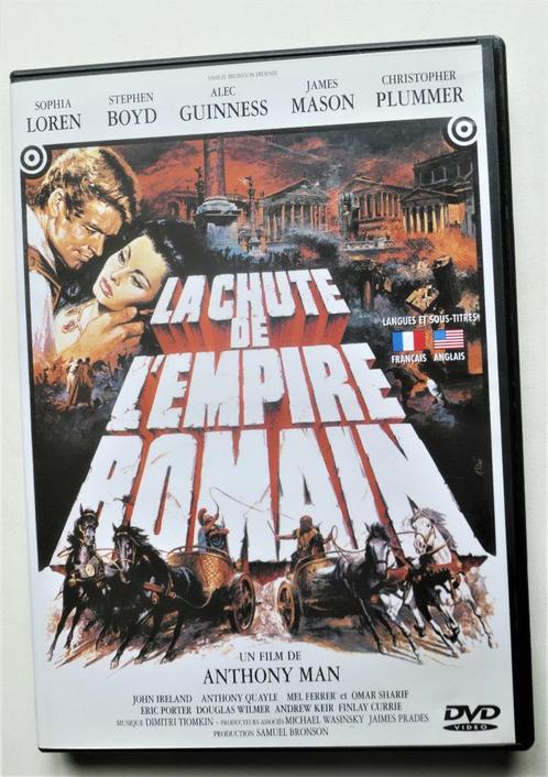 La Chute de l'Empire Romain - Anthony Mann - Sophia Loren, CD & DVD, DVD | Classiques, Utilisé, Autres genres, 1960 à 1980, Tous les âges