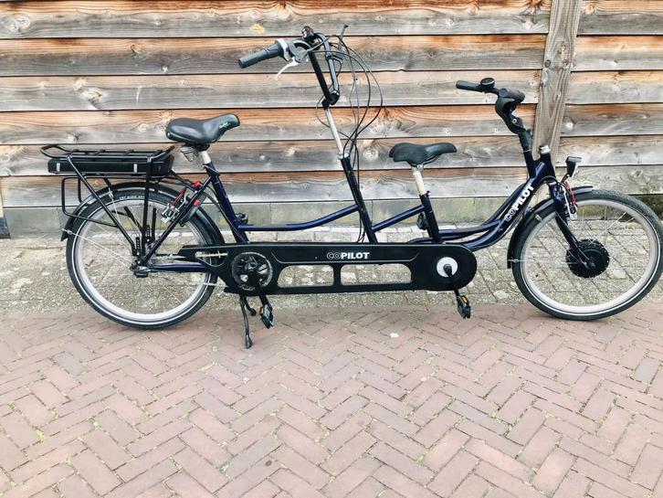 Huka Copilot ouder/kind tandem elektrisch., Fietsen en Brommers, Fietsen | Tandems, Gebruikt, Ophalen of Verzenden
