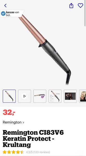 Dé krultang die je haar sterk en gezond houdt. beschikbaar voor biedingen