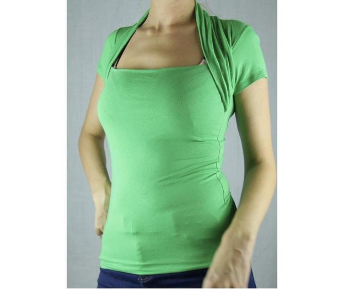 Groen tshirt van Zara - Maat medium, Kleding | Dames, T-shirts, Groen, Verzenden