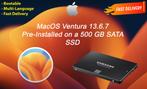 MacOS Ventura 13.6.7 SSD Pré-Installé 500 Go macOS OSX OS X, Informatique & Logiciels, Systèmes d'exploitation, MacOS, Envoi, Neuf
