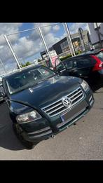 Touareg 5.0 v10, Auto's, Volkswagen, Automaat, Zwart, Leder, Diesel