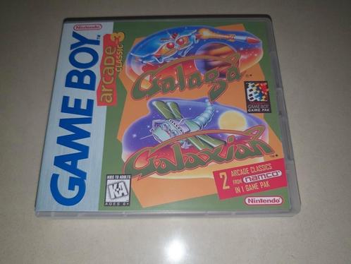 Arcade Classic no. 3 Galaga & Galaxiar Game Boy GB Game Case, Consoles de jeu & Jeux vidéo, Jeux | Nintendo Game Boy, Comme neuf