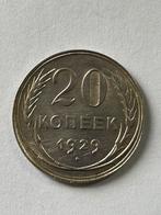 20 Kopecks uit 1929 zilver .500, Ophalen of Verzenden, Rusland, Losse munt, Zilver