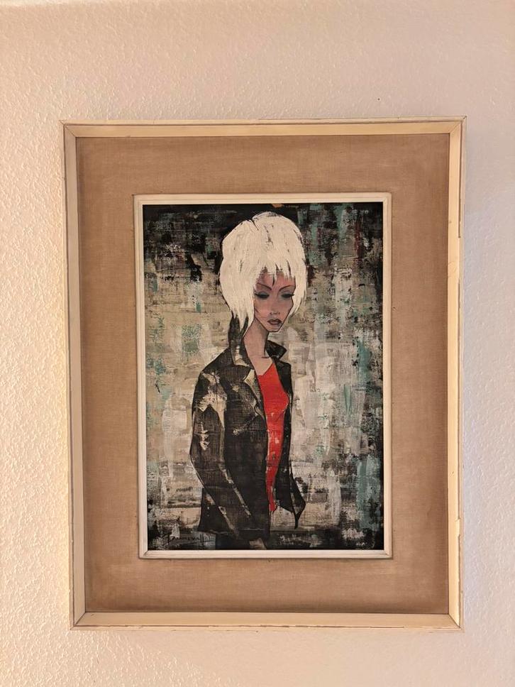 Schilderij van Oscar Bonnevalle (1920–1993), Antiek en Kunst, Kunst | Schilderijen | Abstract, Ophalen