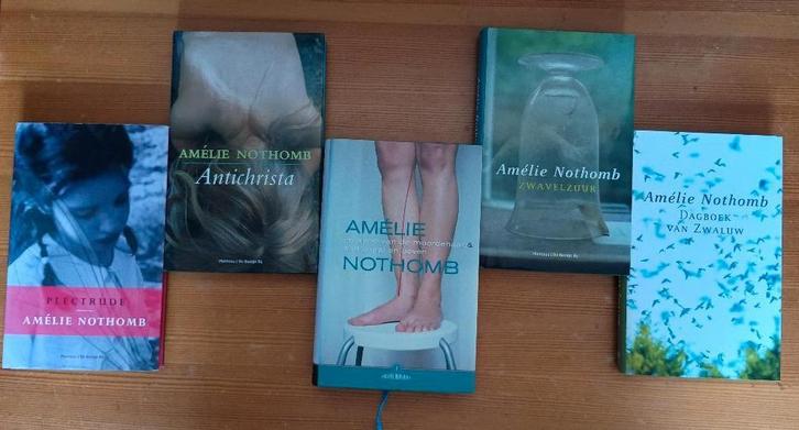 Cinq livres (NL) d'Amélie Nothomb, Livres, Littérature, Utilisé, Belgique, Enlèvement