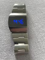 Futuristisch LED-horloge met roestvrijstalen band, Overige merken, Staal, Staal, Polshorloge