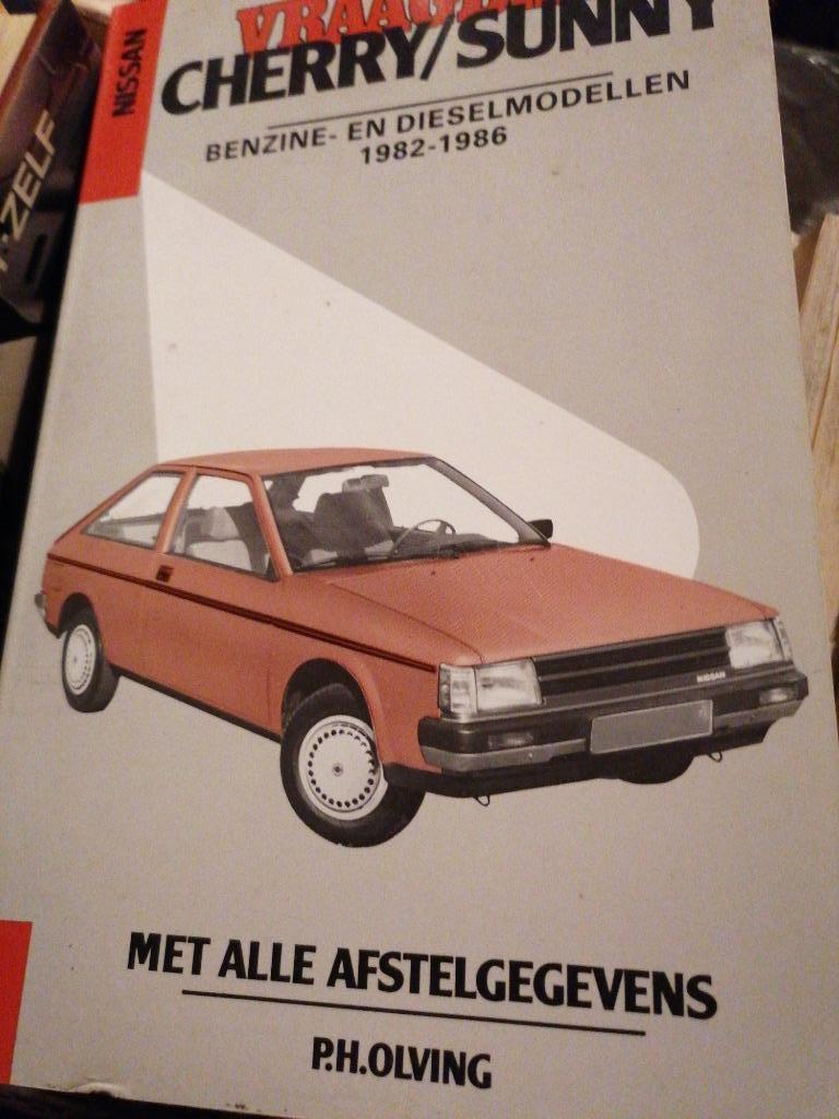 Nissan cherry sunny 1982 1986 vraagbak, Enlèvement ou Envoi