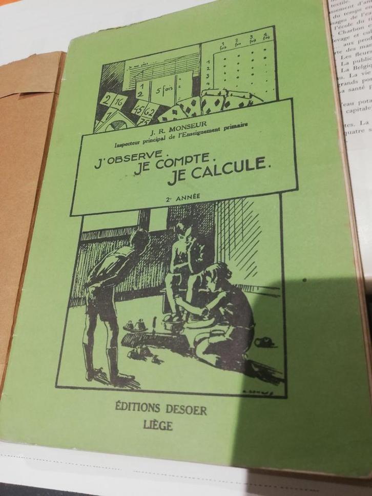 Livres scolaires anciens enseignement primaire, Boeken, Schoolboeken, Gelezen, BSO, Ophalen