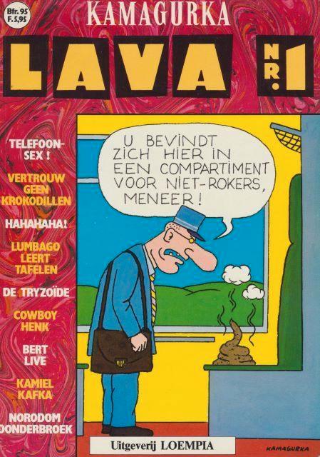 (s18) Lava nr 1, Boeken, Stripverhalen, Gelezen, Verzenden