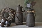Oude houten Himachal pot / Nepalese kruik, Overige materialen, Gebruikt, Overige kleuren, Ophalen of Verzenden