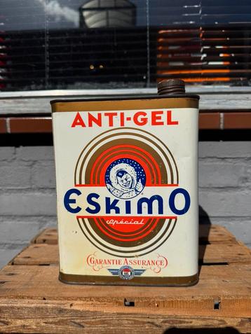 ESKIMO zeldzaam garage olie blik beschikbaar voor biedingen