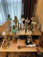 petrol lampen/ heilige families/ zwart kopjes, Antiek en Kunst, Ophalen