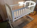 Luxueuze Schommelwieg 40x90 cm – Wit (Atelier Bébé), Ophalen, Zo goed als nieuw, Wieg