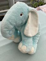 Knuffel lichtblauwe olifant 23x29cm zo goed als nieuw, Kinderen en Baby's, Speelgoed | Knuffels en Pluche, Ophalen of Verzenden