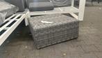 Wicker hocker 70x70cm donkergrijs, Niet ingevuld, Niet ingevuld, Niet ingevuld