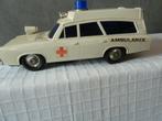 Ancienne ambulance, années '60/'70, 19cm, à friction, Japan., Collections, Utilisé, Enlèvement ou Envoi