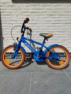 Fiets AMIGO 16 Inch Terugtraprem Blauw met zijwieltjes, Fietsen en Brommers, Fietsen | Jongens, Gebruikt, Ophalen of Verzenden