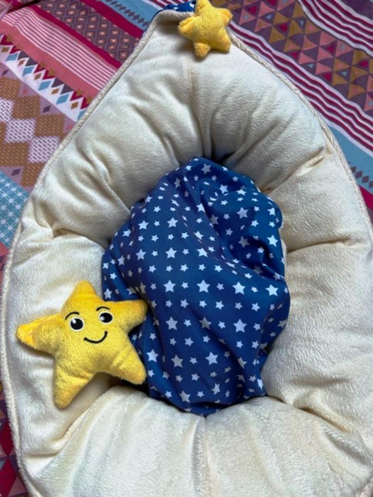 Kattenmand "Maan", Dieren en Toebehoren, Kattenmanden, Zo goed als nieuw, Polyester, Ophalen of Verzenden