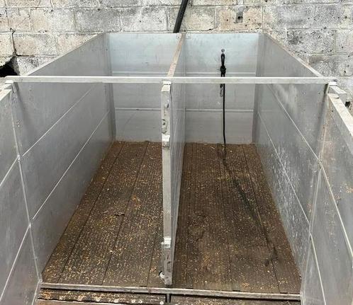 Aluminium transportbak voor minipaarden, Dieren en Toebehoren, Paarden en Pony's | Trailers en Aanhangwagens, Zo goed als nieuw