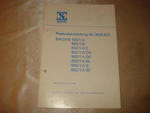 SACHS 502 Ancien Guide de Réparation, Motoren, Handleidingen en Instructieboekjes, Overige merken, Ophalen of Verzenden