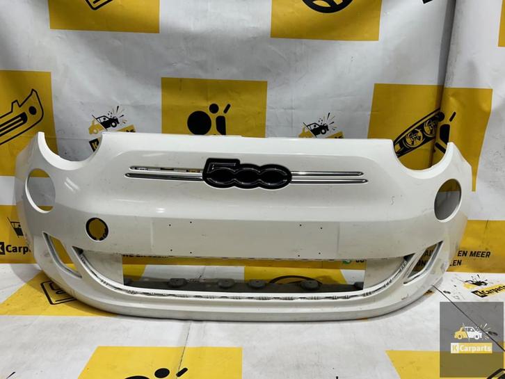 Voorbumper Fiat 500 500E ELEKTRISCH Icon 735714055 2020+, Auto-onderdelen, Carrosserie, Bumper, Fiat, Voor, Gebruikt