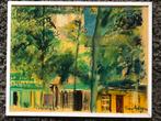 Schilderij - Eliane Adingra - 1967 - Montmartre, Ophalen of Verzenden