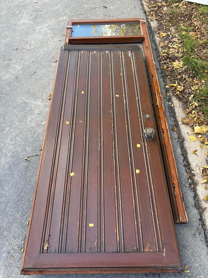 set ramen met deur, Doe-het-zelf en Bouw, Glas en Ramen, Gebruikt, Dubbelglas, Ophalen