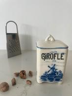 Kruidenpot 'Girofle' (Kruidnagel) - Delfts Blauw Stijl, Enlèvement ou Envoi, Comme neuf, Céramique