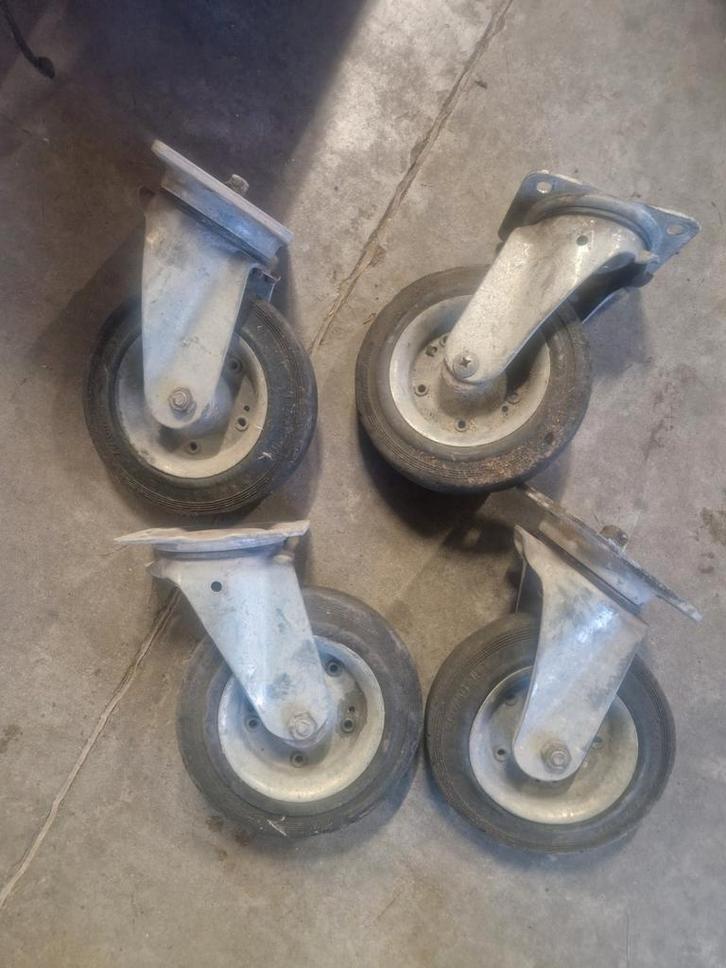 Industriële zwenkwielen, Doe-het-zelf en Bouw, Zwenkwielen, Ophalen of Verzenden
