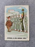 oude postkaart leger - "Generaal - ik ben vandaag jarig", Gelopen, Overige thema's, Ophalen of Verzenden