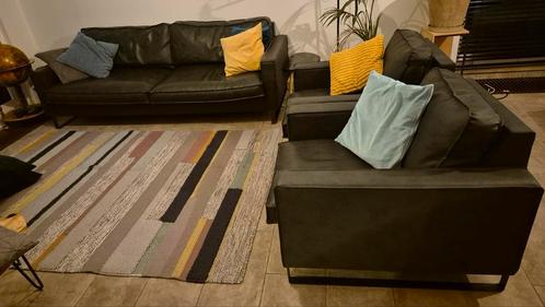 Zetel hoek ( 3pers + 2 eenpersoon), Huis en Inrichting, Zetels | Zetels, Gebruikt, Ophalen