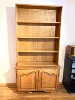 Vintage houten boekenkast, Maison & Meubles, Armoires | Bibliothèques, 150 à 200 cm, 50 à 100 cm, Enlèvement, Utilisé