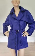 Trenchcoat van Marina Rinaldi, Kleding | Dames, Jassen | Zomer, Ophalen of Verzenden, Gedragen, Maat 46/48 (XL) of groter, Blauw