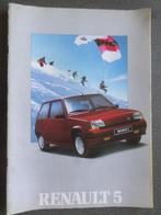 Brochure de la Renault 5 GTS Baccara GT Turbo 1989, Livres, Autos | Brochures & Magazines, Envoi, Renault