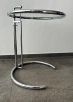 Eileen Gray Bijzettafel – Designklassieker (Replica), Huis en Inrichting, Tafels | Bijzettafels, Ophalen, Gebruikt, Rond, Glas
