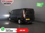 Ford Transit Custom 2.0 TDCI 170 pk Aut. L2 Limited DC Dubbe, Auto's, Automaat, Parkeersensor, Zwart, Bedrijf