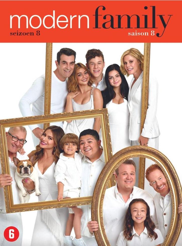 MODERN FAMILY - SEIZOEN 8, Cd's en Dvd's, Dvd's | Tv en Series, Nieuw in verpakking, Komedie, Boxset, Vanaf 6 jaar, Ophalen of Verzenden